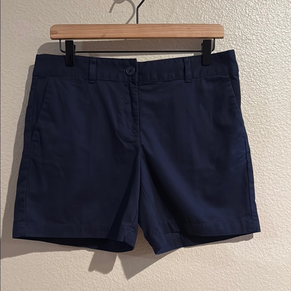 NWT LOFT Blue Bermuda Shorts Minimalist Design